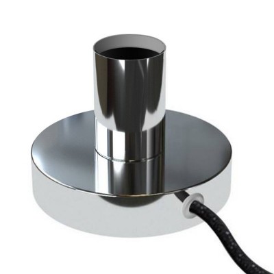 Posaluce - Lampe de table en métal - Chromé